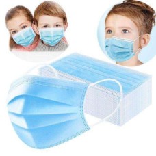 Disposable Kids Face Masks 3-Ply 10 Masks Each Pack (Wholesale Lot of 25 Packs)