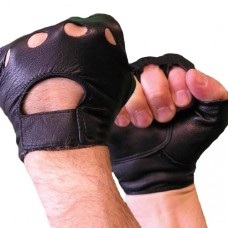 Real Leather Padded Gloves